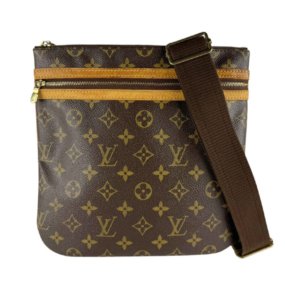 Louis Vuitton Shoulder Bag Monogram Pochette Bosphore Canvas Brown